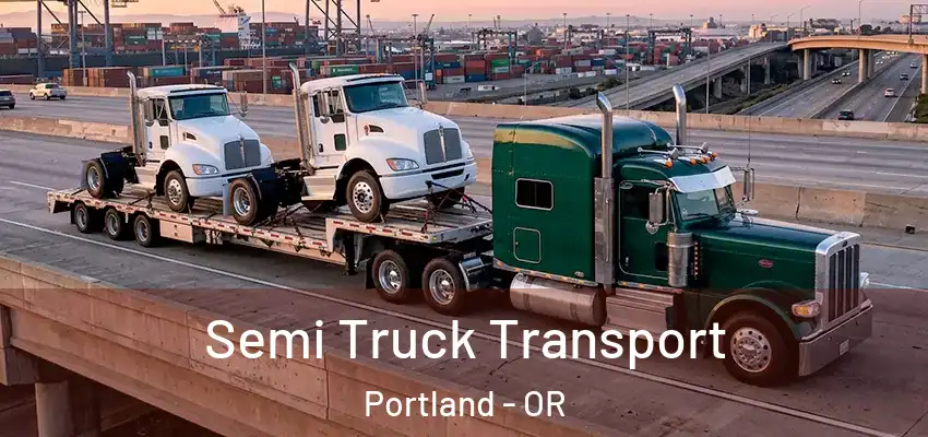 Semi Truck Transport Portland - OR